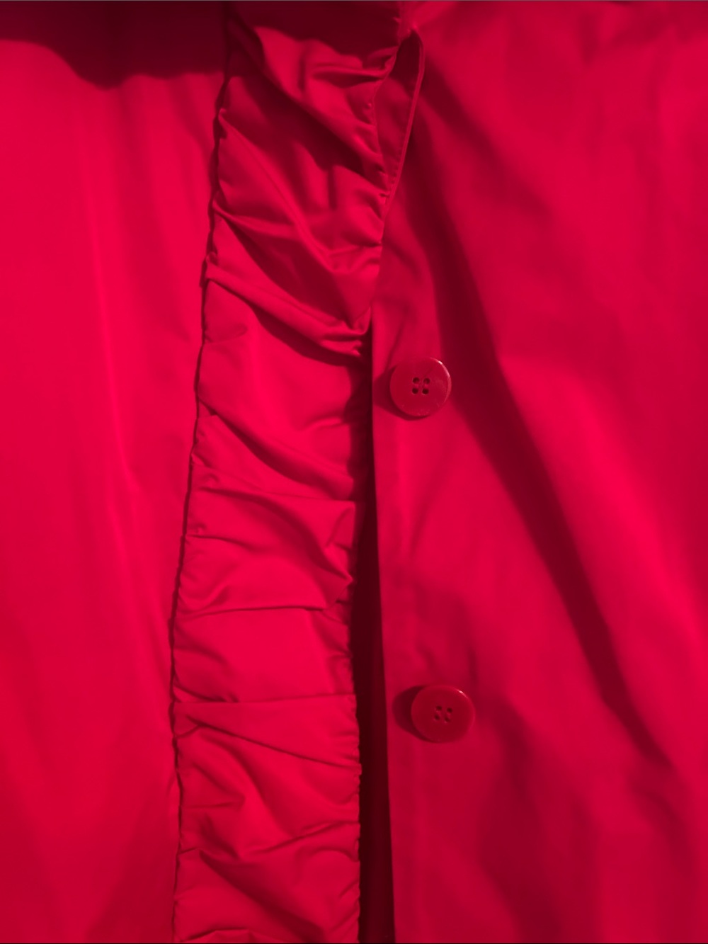 RAINFOREST Red Button-Front Utility Jacket - Picture 5 of 7